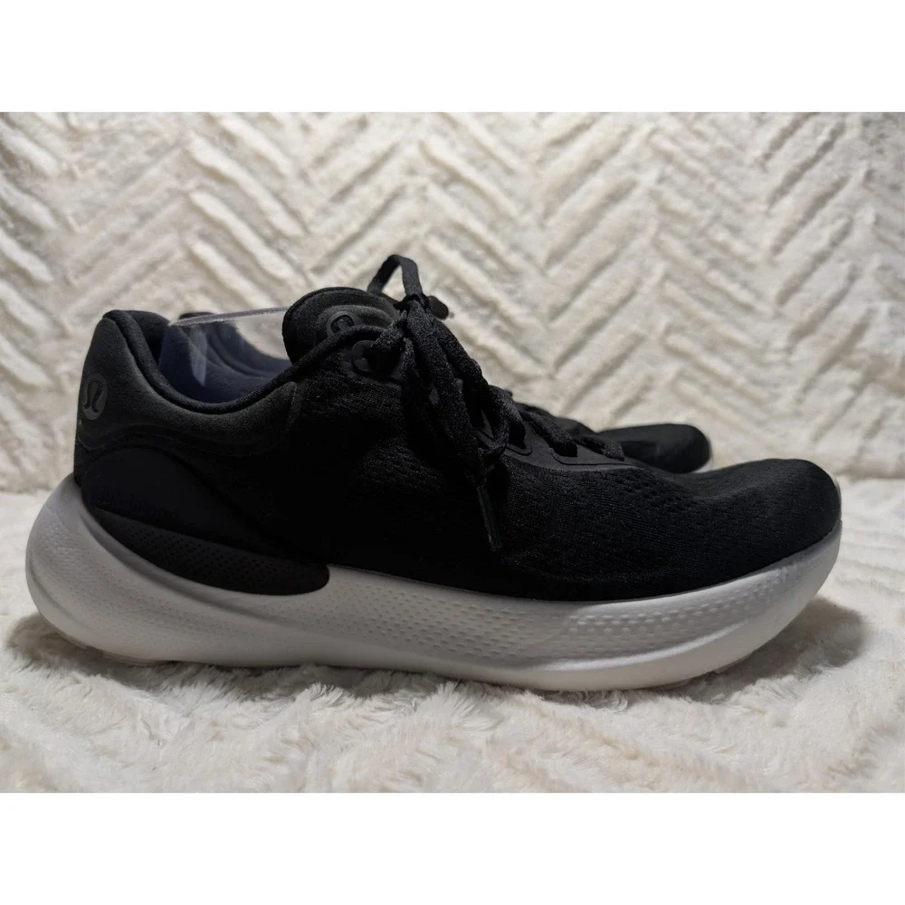 T1 Lululemon Beyondfeel Run Shoes Mens Size 11 Black Running Workout Sneakers - Picture 4 of 11